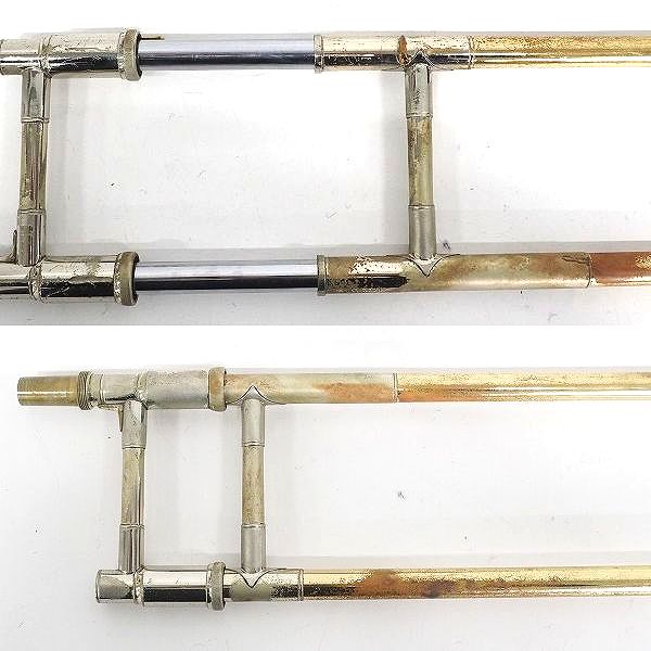 実際に弊社で買取させて頂いた★【使用感有り】Vincent Bach/バック Stradivarius 50 トロンボーン ゴールド ハードケース付の画像 8枚目