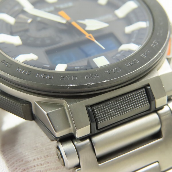実際に弊社で買取させて頂いたCASIO/カシオ PROTREK/プロトレック MANASLU/マナスル ソーラー PRX-8000T-7AJFの画像 7枚目