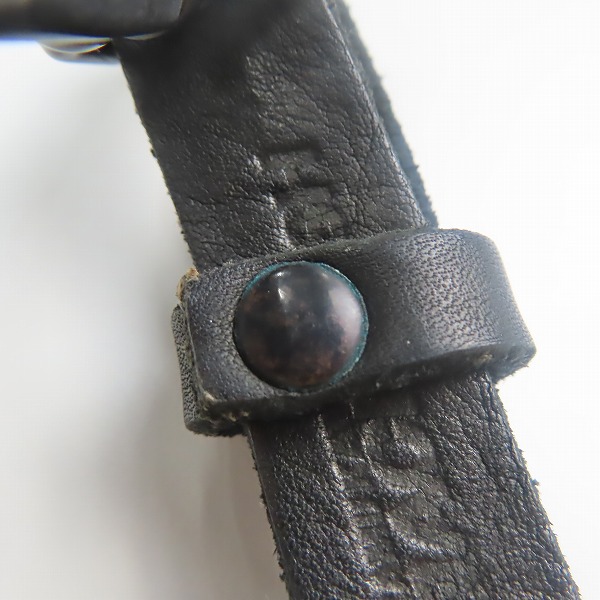 実際に弊社で買取させて頂いたISAMU KATAYAMA BACKLASH/イサムカタヤマバックラッシュ  レザー ウエストバッグ ポーチの画像 8枚目