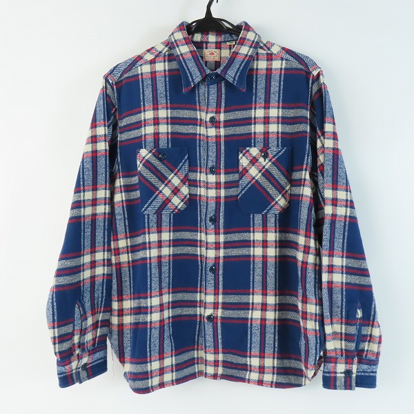 実際に弊社で買取させて頂いたSUGAR CANE/シュガーケーン TWILL CHECK WORK SHIRT/ツイル チェック ワークシャツ SC28746/M