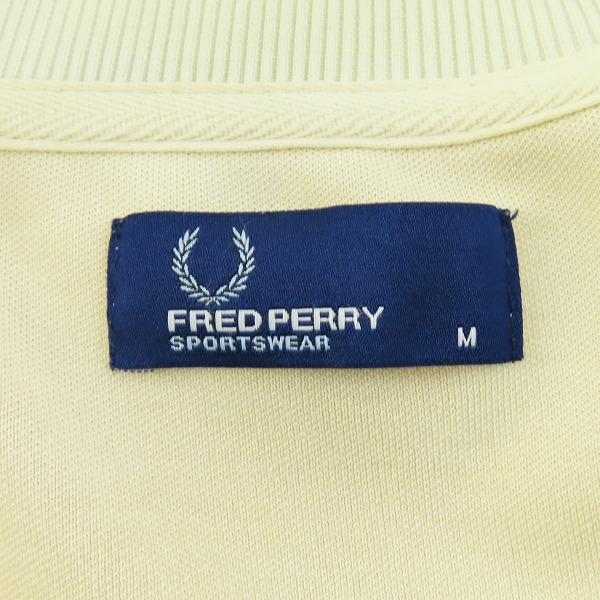 実際に弊社で買取させて頂いたFRED PERRY/フレッドペリー ツインテープド トラックジャケット/クリーム J6600 Mの画像 2枚目
