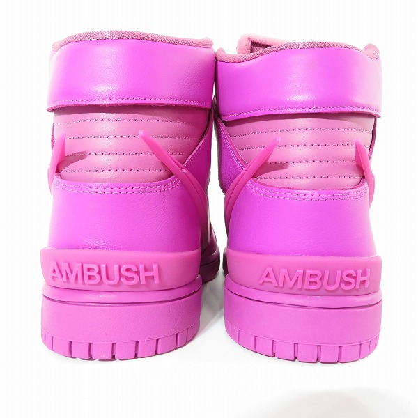 実際に弊社で買取させて頂いたNIKE×AMBUSH/ナイキ×アンブッシュ DUNK HIGH PINK/ダンクハイ ピンク CU7544-600/29の画像 1枚目