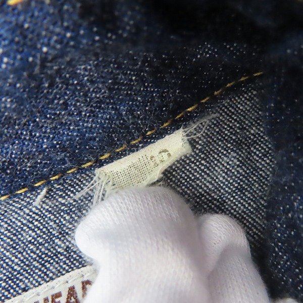 実際に弊社で買取させて頂いたTHE FLAT HEAD/フラットヘッド デニムシャツ 7001/40の画像 3枚目