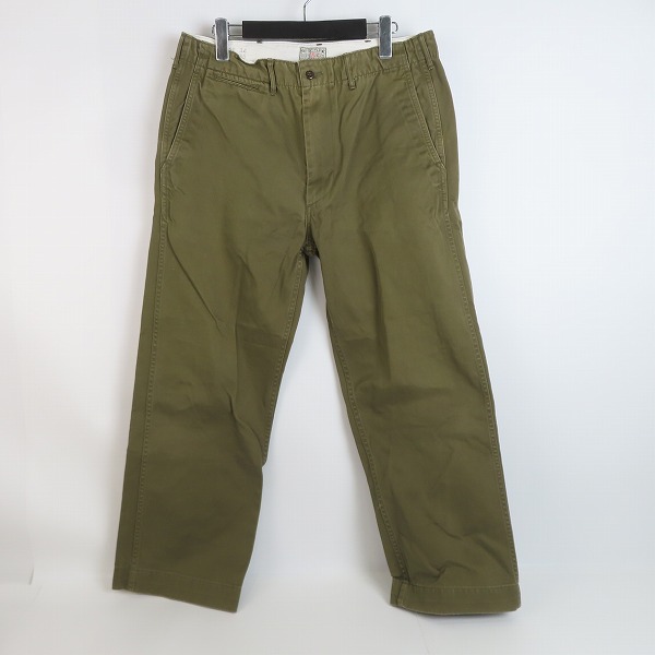 実際に弊社で買取させて頂いたBuzz Rickson's/バズリクソンズ チノパンツ/ワークパンツ BR40025 W34