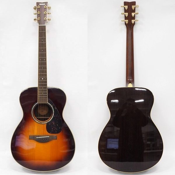 実際に弊社で買取させて頂いた★YAMAHA/ヤマハ LS6 ARE エレアコ/アコースティックギター セミハードケース付の画像 1枚目