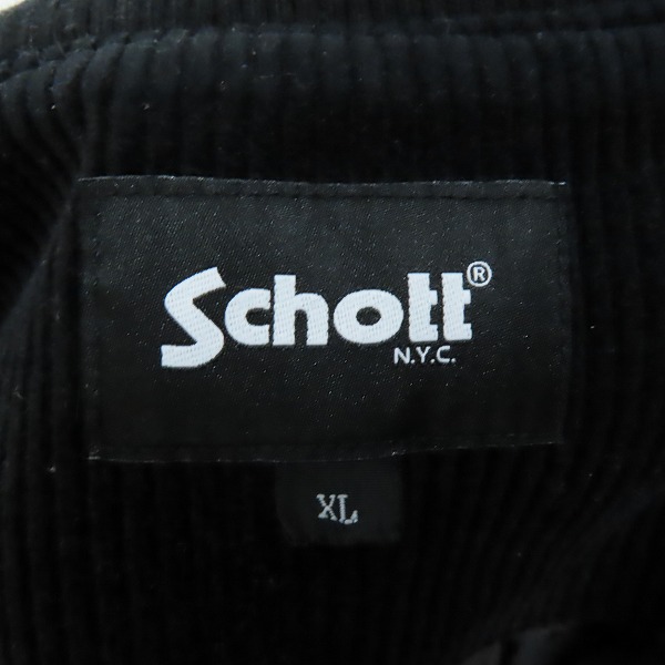 実際に弊社で買取させて頂いたSchott/ショット コーデュロイジャケット 782-3252020/XLの画像 2枚目