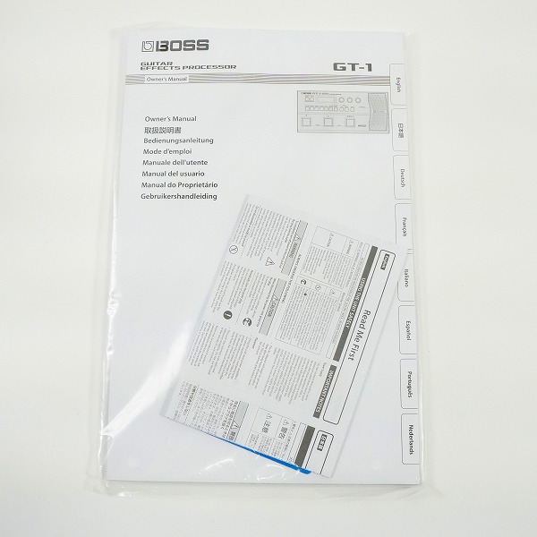 実際に弊社で買取させて頂いたBOSS/ボス GT-1 Guitar Effects Processor ギター用 マルチエフェクター 動作確認済みの画像 8枚目