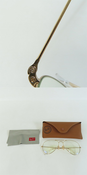 実際に弊社で買取させて頂いたRay-Ban/レイバン Aviator Large/アビエーター ラージ 調光サングラス RB3025 001/5Fの画像 9枚目