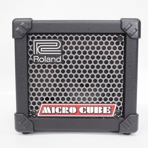 実際に弊社で買取させて頂いたRoland/ローランド MICRO CUBE マイクロキューブ ギターコンボアンプ ACアダプター付【動作確認済】の画像 1枚目