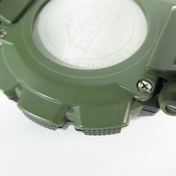 実際に弊社で買取させて頂いたCASIO/カシオ PROTREK/プロトレック トリプルセンサー タフソーラー PRG-240-3JFの画像 8枚目