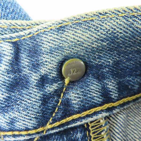 実際に弊社で買取させて頂いたLevi’s/リーバイス 702-XX 刻印J22 ビッグE 赤耳 日本製 デニムパンツ/36の画像 5枚目