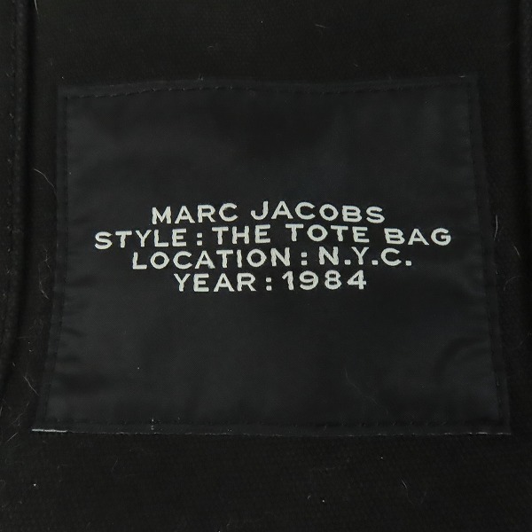 実際に弊社で買取させて頂いたMARC JACOBS/マークジェイコブス THE TOTE BAG 2WAY キャンバス トートバッグ/ショルダーバッグ M0016161の画像 5枚目