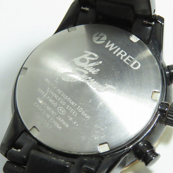 実際に弊社で買取させて頂いたSEIKO/セイコー WIRED/ワイアード クロノグラフ 腕時計 VD57-KMD0【動作未確認】の画像 4枚目