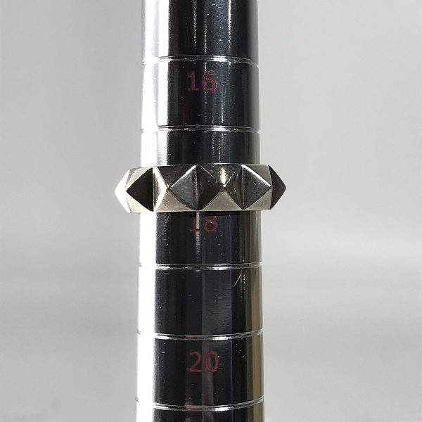 実際に弊社で買取させて頂いたHYSTERIC GLAMOUR/ヒステリックグラマー HYSTERICS シルバー925 スタッズリング 18号の画像 8枚目