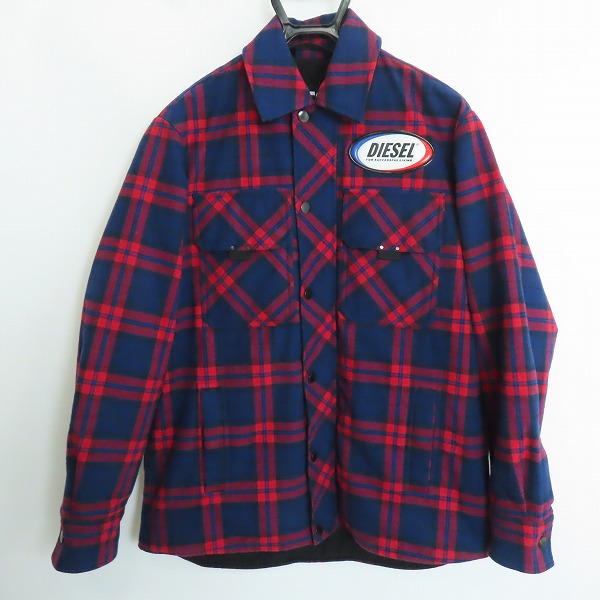 実際に弊社で買取させて頂いたDIESEL/ディーゼル J-TANIFER チェック柄 ジップアップジャケット/XS
