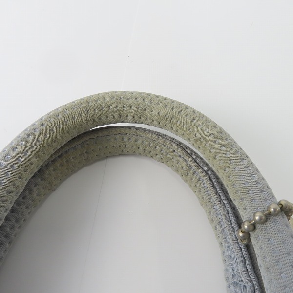 実際に弊社で買取させて頂いたHYDROGEN/ハイドロゲン ロゴチャーム付 ハンドバッグ グレーの画像 7枚目