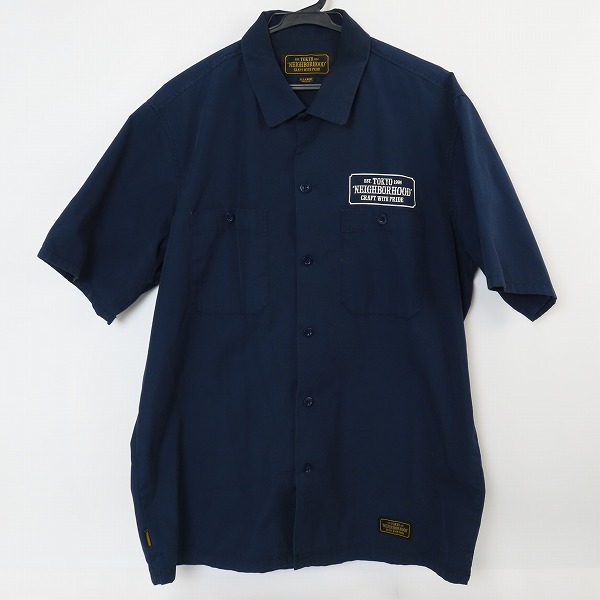 実際に弊社で買取させて頂いたNEIGHBORHOOD/ネイバーフッド  CLASSIC WORK SHIR クラシックワークシャツ 半袖 171TSNH-SHM02 /XL