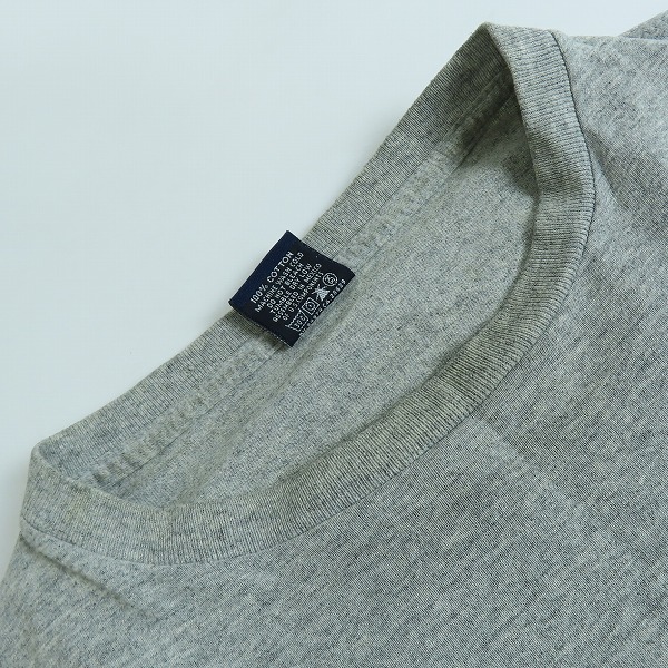 実際に弊社で買取させて頂いたSTUSSY/ステューシー 90s DJプリントTシャツ 長袖カットソー ロンT グレー 紺タグ Lの画像 6枚目