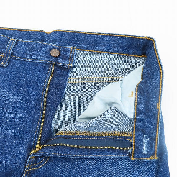 実際に弊社で買取させて頂いた(2)Levis/リーバイス 646 USA製オレンジタブ ベルボトム/デニムパンツ 379刻印 W31L33の画像 5枚目