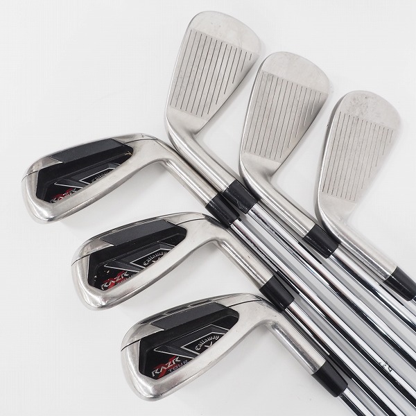 実際に弊社で買取させて頂いたCallaway/キャロウェイ RAZR X TOUR/レイザー X ツアー アイアン #5～9,Pw 6本セット Memphis 10 FLEX:SR相当の画像 3枚目