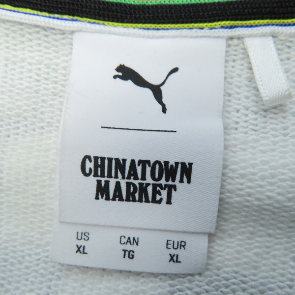 実際に弊社で買取させて頂いたPUMA/プーマ CHINATOWN MARKET/チャイナタウンマーケット スウェット トレーナー XLの画像 2枚目