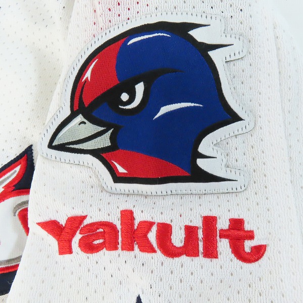実際に弊社で買取させて頂いたZETT×BEAMS/ゼット×ビームス 東京ヤクルトスワローズ レプリカユニフォーム #1 青木 YSRP2/XL の画像 4枚目