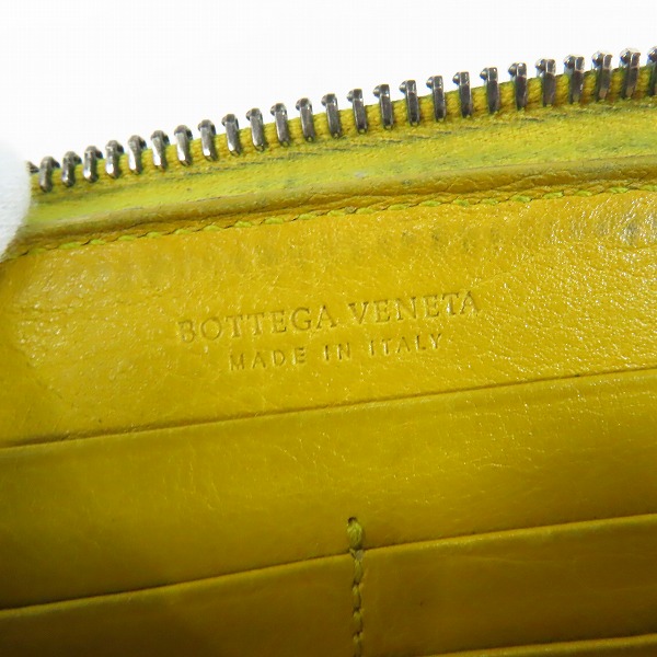 実際に弊社で買取させて頂いたBOTTEGA VENETA/ボッテガヴェネタ イントレチャート/イントレ ラウンドジップ ロングウォレット/長財布の画像 4枚目