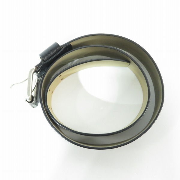 実際に弊社で買取させて頂いたEMPORIO ARMANI/エンポリオアルマーニ ロゴプレート レザー ベルトの画像 6枚目