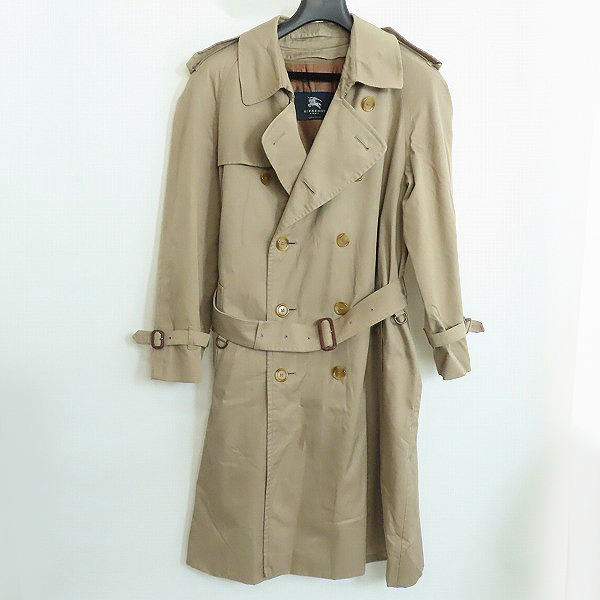 実際に弊社で買取させて頂いたBURBERRYS/バーバリーズ 裏地チェック柄/チェック柄ライナー付き トレンチコート