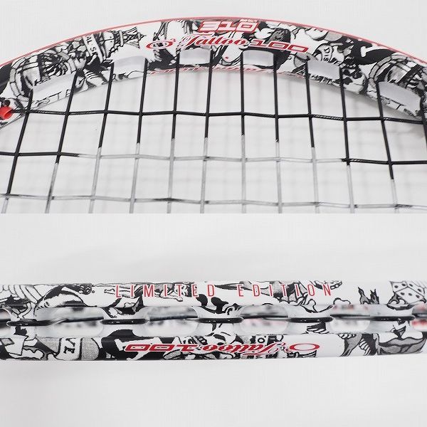 実際に弊社で買取させて頂いたPrince×HYDROGEN/プリンス×ハイドロゲン O3 Tattoo 100/オースリー タトゥー  硬式テニスラケットの画像 2枚目
