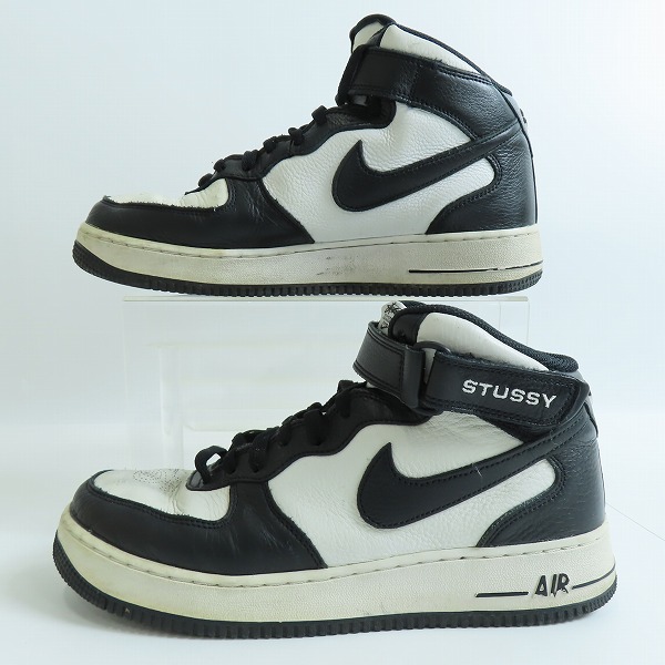 実際に弊社で買取させて頂いたNIKE×STUSSY/ナイキ×ステューシー AIR FORCE 1 '07 MID SP エアフォース1 DJ7840-002/28の画像 3枚目