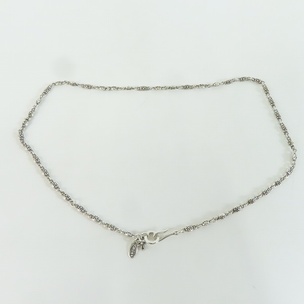 実際に弊社で買取させて頂いた【ギャラ付き】Justin Davis/ジャスティンデイビス TINY CROSS/タイニークロス チェーン ネックレス SNJ125の画像 5枚目