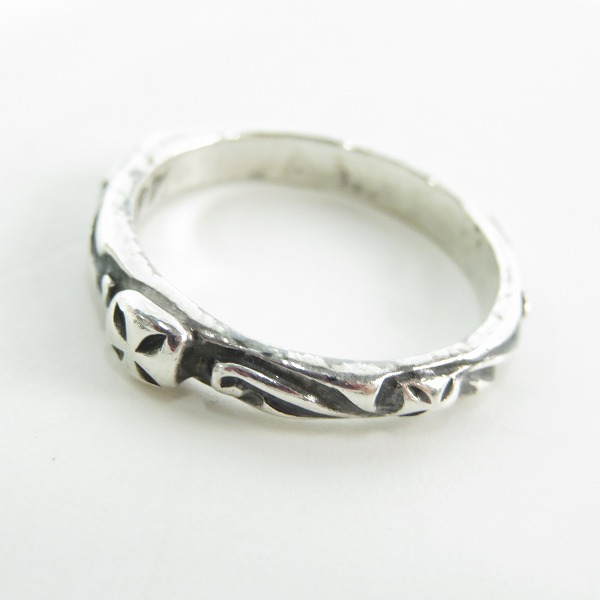 実際に弊社で買取させて頂いた(1)Bill Wall Leather/BWL/ビルウォールレザー R202 Thin クロスリング/19号