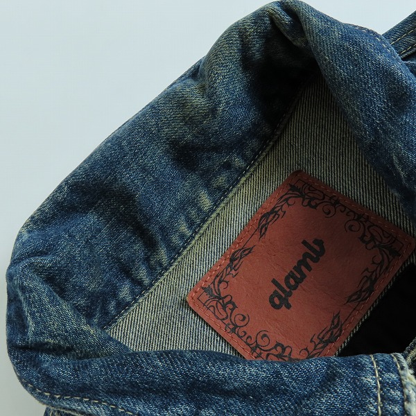 実際に弊社で買取させて頂いたglamb/グラム Amanda denimJKT/デニムジャケット ワイヤー襟 /2の画像 5枚目
