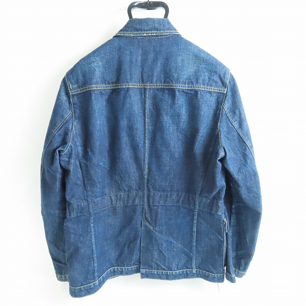 実際に弊社で買取させて頂いたHUGO BOSS/ヒューゴボス インディゴ デニムジャケット US/40Rの画像 1枚目