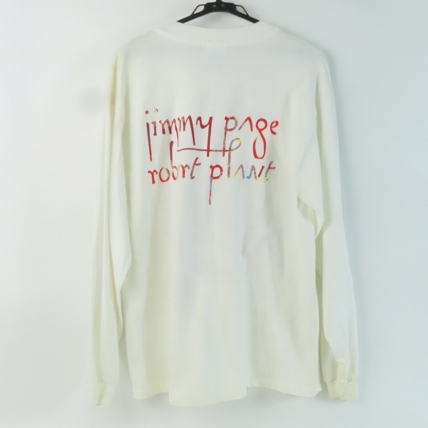 実際に弊社で買取させて頂いたJimmy Page & Robert Plant "Zoso World Tour/ジミー・ペイジ&ロバート・プラント ツアーTシャツ バンドTシャツ Lの画像 1枚目