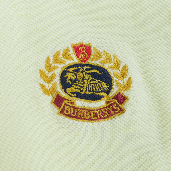 実際に弊社で買取させて頂いたBurberry's/バーバリーズ 半袖ポロシャツ ロゴ刺繍/Lの画像 4枚目