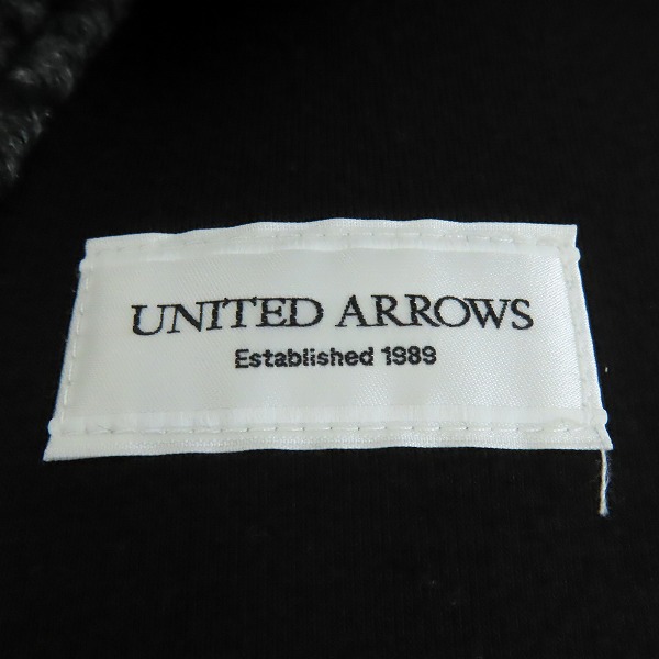 実際に弊社で買取させて頂いたUNITED ARROWS/ユナイテッドアローズ ウール混 ボンディング チェスター コート/Sの画像 2枚目