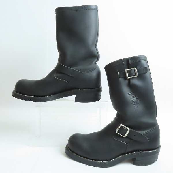 実際に弊社で買取させて頂いたCHIPPEWA/チペワ スチールトゥ レザー エンジニアブーツ 27863 /8Eの画像 3枚目