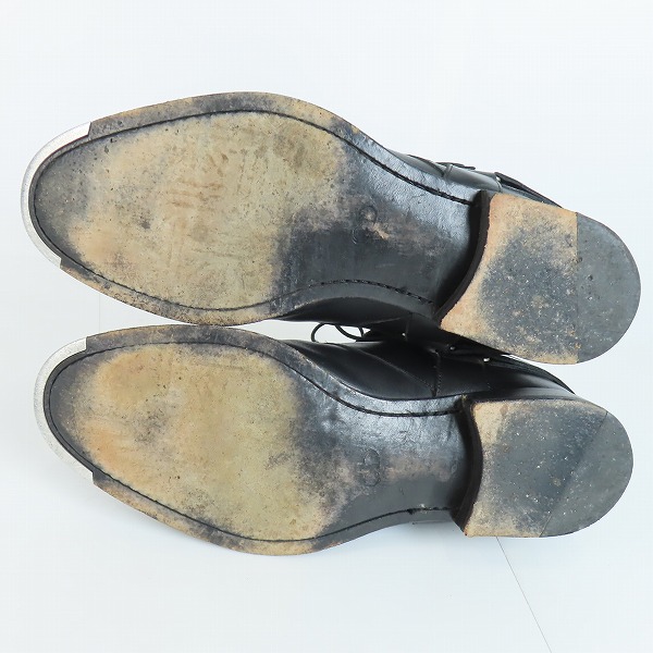 実際に弊社で買取させて頂いたDior homme/ディオールオム クリス期 ショートブーツ 10HBM /42の画像 2枚目
