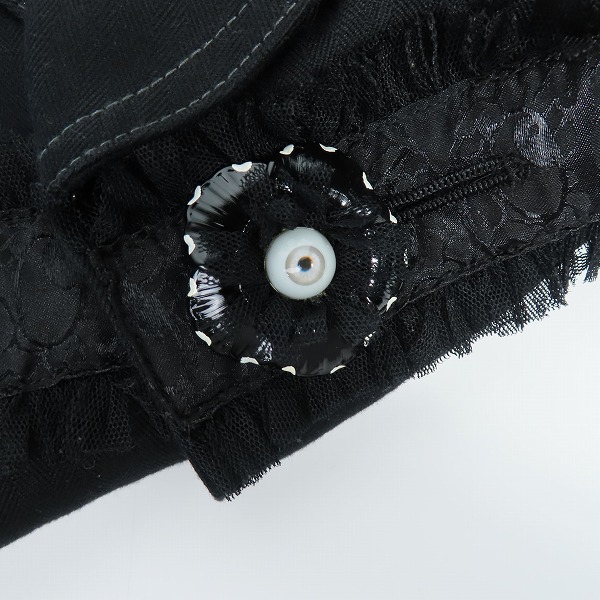 実際に弊社で買取させて頂いたUNDERCOVER/アンダーカバー 05SS BUT BEAUTIFU2 レース切り替え/目玉ボタン 5S69-J5/1の画像 5枚目