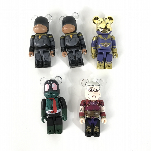 実際に弊社で買取させて頂いた【おまとめ/未開封含む】BE@RBRICK/ベアブリック  北斗の拳 ラオウ/ブラックアダム/シン仮面ライダー 等 100%の画像 1枚目
