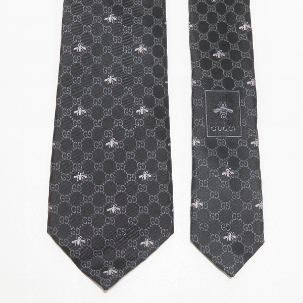 実際に弊社で買取させて頂いたGUCCI/グッチ 総柄シルクネクタイの画像 1枚目
