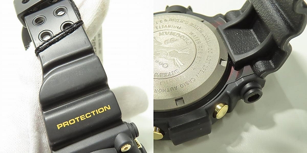 実際に弊社で買取させて頂いたG-SHOCK/Gショック FROGMAN/フロッグマン '99 黒金蛙 DW-8200BU-9AT【動作未確認】の画像 4枚目