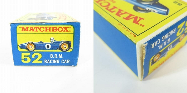実際に弊社で買取させて頂いたMATCHBOX/マッチボックス No.52 B.R.M. RACING CAR/BRMレーシング カー ミニカーの画像 9枚目