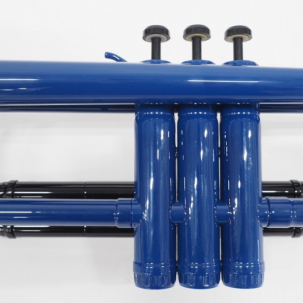 実際に弊社で買取させて頂いたPLAYTECH/プレイテック PTTR-050BL プラスチックトランペット ブルー  セミハードケース付の画像 7枚目