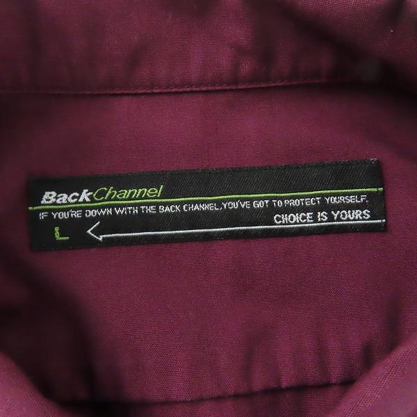 実際に弊社で買取させて頂いたBack Channel/バックチャンネル 長袖 ワークシャツ/Lの画像 2枚目