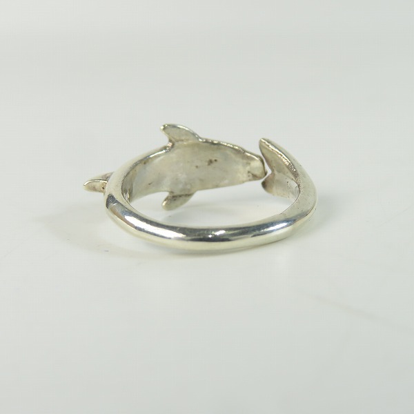 実際に弊社で買取させて頂いたHOLLYWOOD RANCH MARKET/ハリウッドランチマーケット ドルフィン/イルカ リング 22号の画像 4枚目