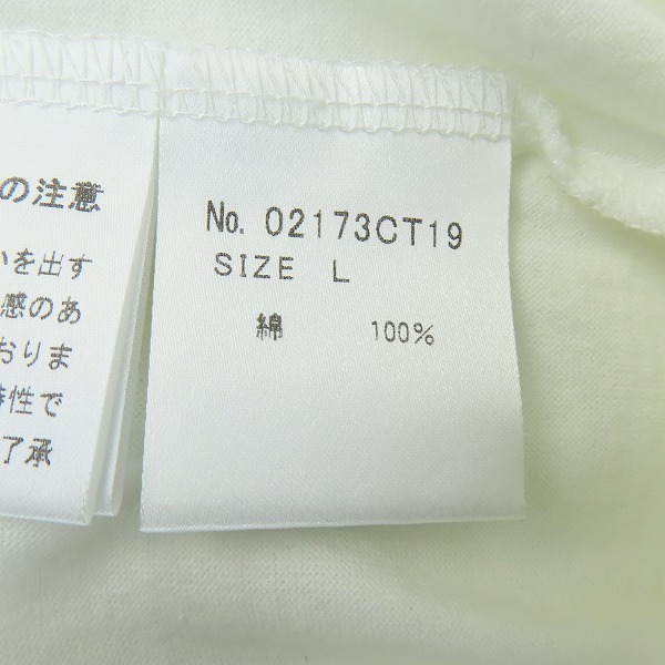 実際に弊社で買取させて頂いた【未使用】HYSTERIC GLAMOUR/ヒステリックグラマー D.L.A pt T-SH 半袖 プリント Tシャツ 02173CT19400/Lの画像 3枚目