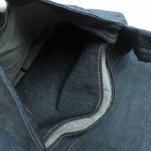 実際に弊社で買取させて頂いたEVISU/エヴィス デニム カモメ プリント メッセンジャー/ショルダーバッグの画像 4枚目